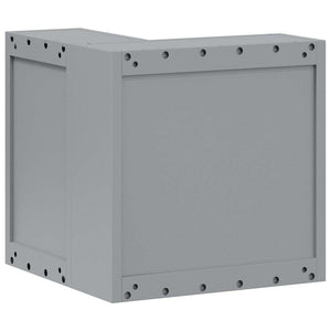 Mobile per Attrezzi con blocco Nero e grigio 55 x 55 x 55 cm 4103467