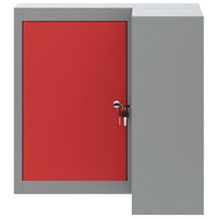 Mobile per Attrezzi con blocco Rosso e grigio 55 x 55 x 55 cm 4103468