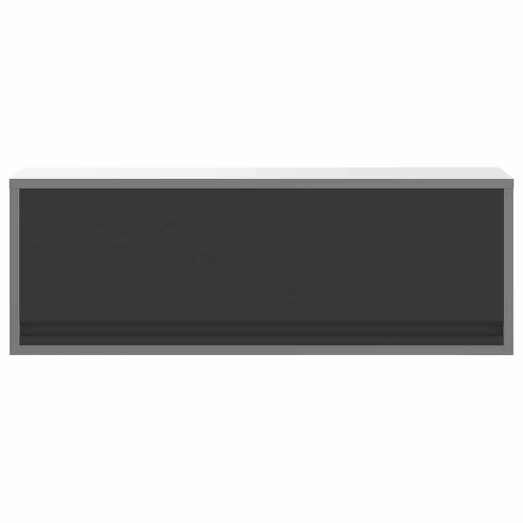 Armadio portautensili da interno resistente in acciaio nero 100 x 25 x 35 cm 02_0058036