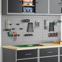 Panca di Stoccaggio 3 pcs Grigio 150 x 1 x 60 cm 4103482