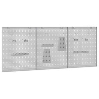 Panca di Stoccaggio 3 pcs Grigio 150 x 1 x 60 cm 4103482