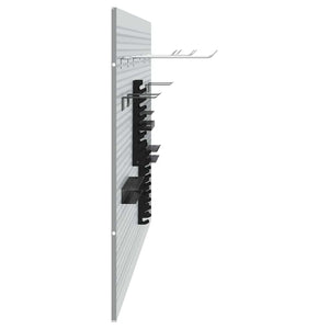 Panca di Stoccaggio 3 pcs Grigio 150 x 1 x 60 cm 4103482