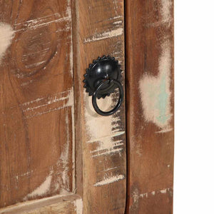 Comodino-Tavolino da notte 40x32x46 cm in Legno Massello di Recupero 520219