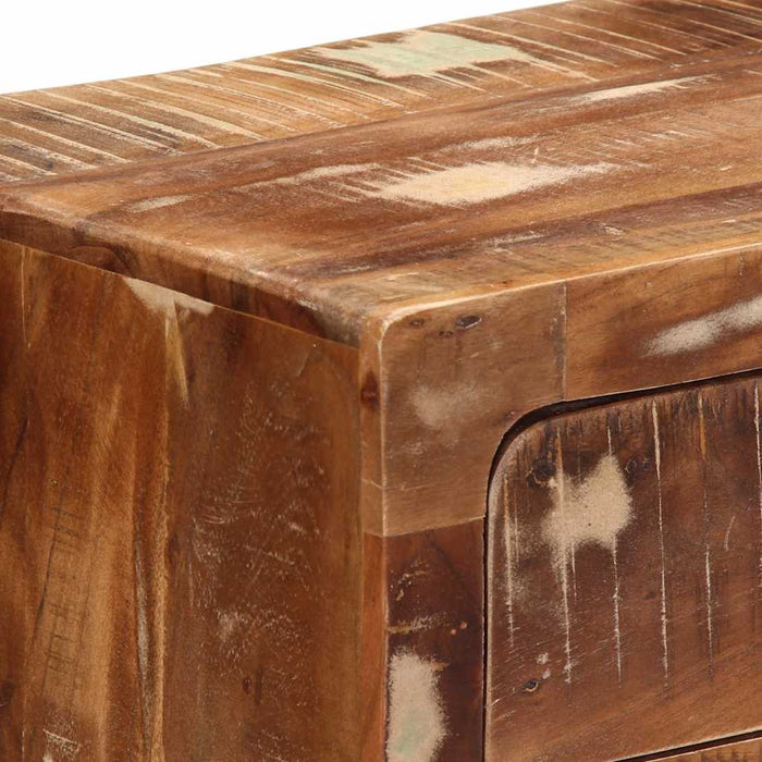 vidaXL Comodini 2pz 40x32x46 cm in Legno Massello di Recupero