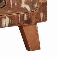 vidaXL Comodini 2pz 40x32x46 cm in Legno Massello di Recupero