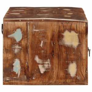 Mobile TV a Parete-Mobile TV a Muro 100x32x25 cm in Legno Massello di Recupero 687502