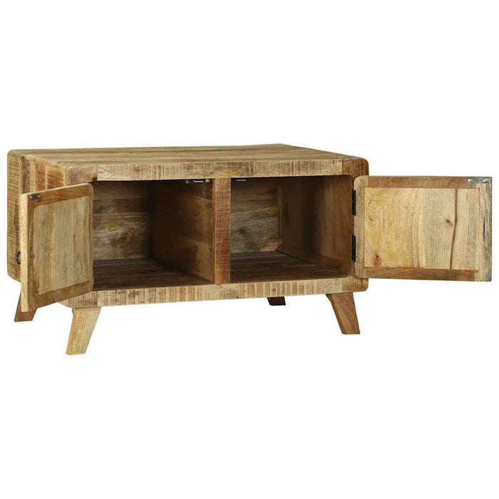 Tavolino da Caffè  80x54x45 cm Legno Massello Grezzo di Mango 4104538