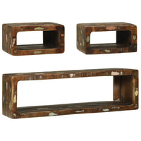 Set di Mobili TV  in 3 Pezzi Multicolore Legno Massello Riciclato 4104540