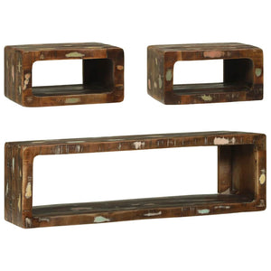 Set di Mobili TV  in 3 Pezzi Multicolore Legno Massello Riciclato 4104540