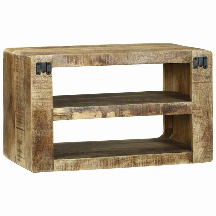 Mobile TV-Credenza per TV-Console TV Marrone 60 x 32 x 36 cm Legno massello di mango