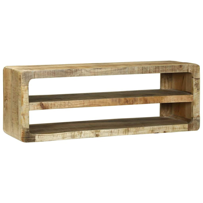 Mobile TV-Credenza per TV-Console TV Marrone 100 x 32 x 36 cm Legno massello di mango