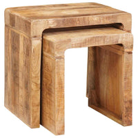 Tavoli da Fine Marrone legno massello di mango 4104559