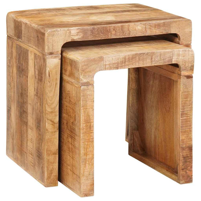Tavoli da Fine Marrone legno massello di mango 4104559