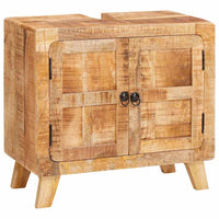 vidaXL Mobile da Bagno Legno di mango massello e legno ingegnerizzato