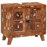 vidaXL Mobile da Bagno con lo scaffale con archiviazione con porta