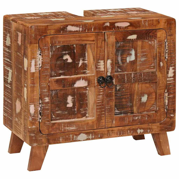 vidaXL Mobile da Bagno con lo scaffale con archiviazione con porta