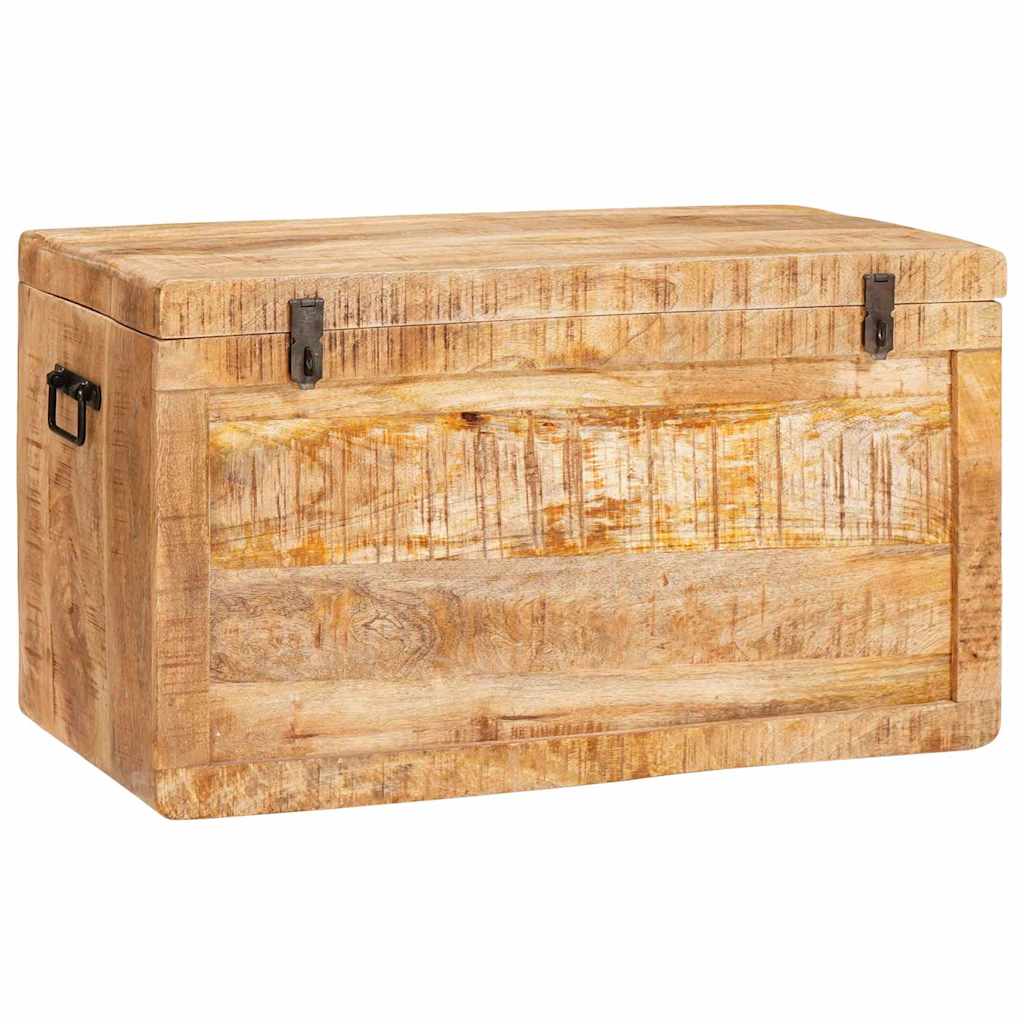 Scatola di Stoccaggio Marrone legno massello di mango 4104567