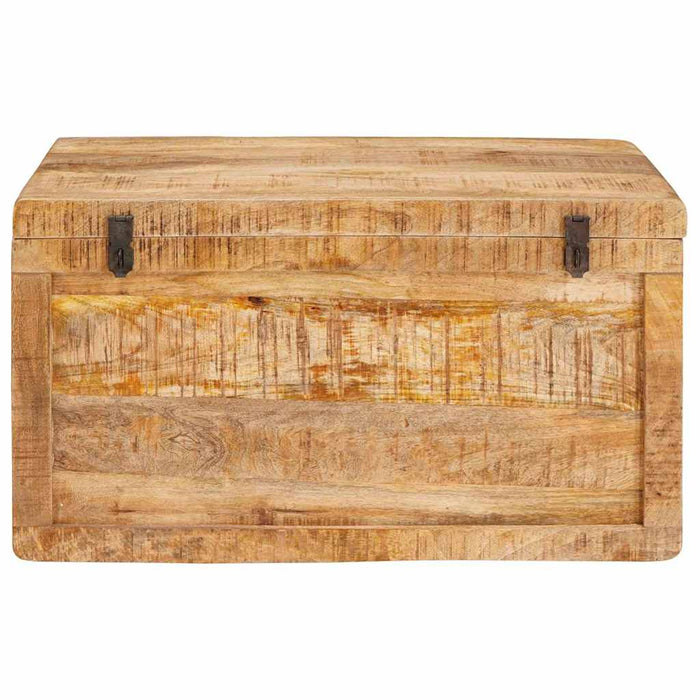 Scatola di Stoccaggio Marrone legno massello di mango 4104567