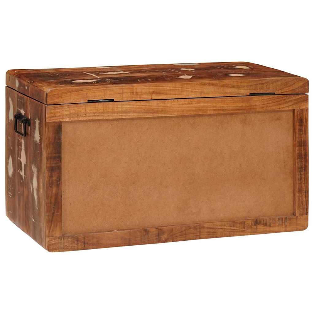 vidaXL Scatola di Stoccaggio Multicolore legno massello di riciclo