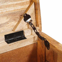 vidaXL Scatola di Stoccaggio con archiviazione legno massello di mango