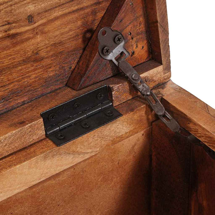 vidaXL Scatola di Stoccaggio Multicolore legno massello di riciclo