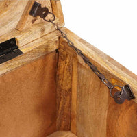 Scatola di Stoccaggio 70 x 35 x 40 cm legno massello di mango 4104571