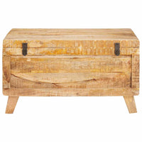 Scatola di Stoccaggio 70 x 35 x 40 cm legno massello di mango 4104571