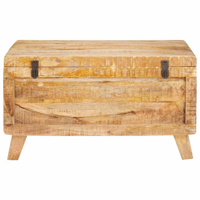 Scatola di Stoccaggio 70 x 35 x 40 cm legno massello di mango 4104571