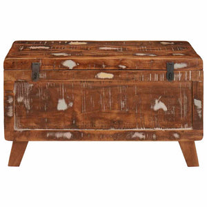 Scatola di Stoccaggio 70 x 35 x 40 cm legno massello di riciclo 4104572