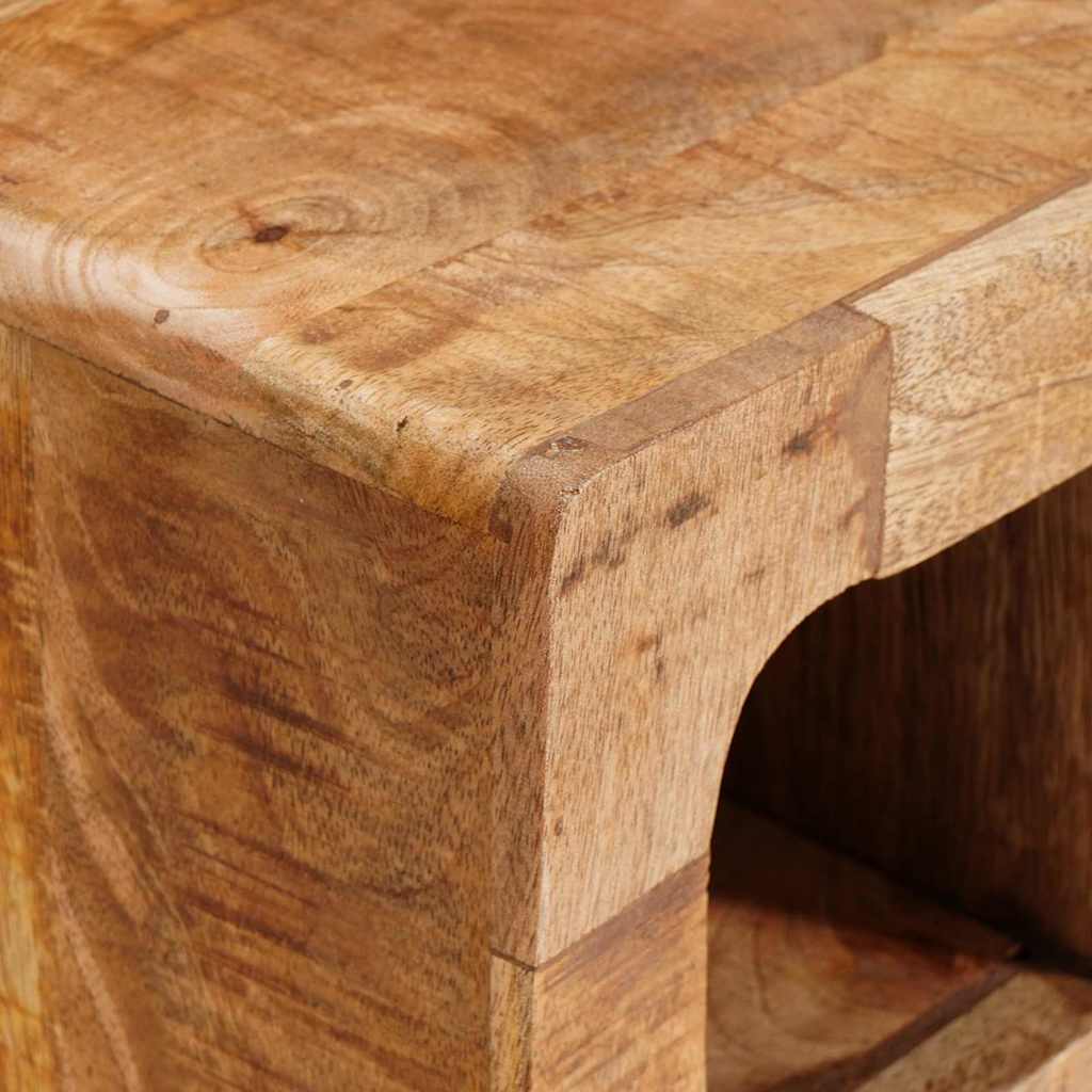 vidaXL Portabottiglie Marrone 44 x 30 x 35 cm legno massello di mango