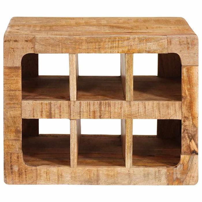 Portabottiglie Marrone 44 x 30 x 35 cm legno massello di mango 4104573