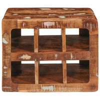 vidaXL Portabottiglie Marrone 44 x 30 x 35 cm Legno di recupero solido