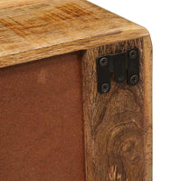 vidaXL Mobiletto da comodino a parete Marrone 40 x 30 x 36 cm