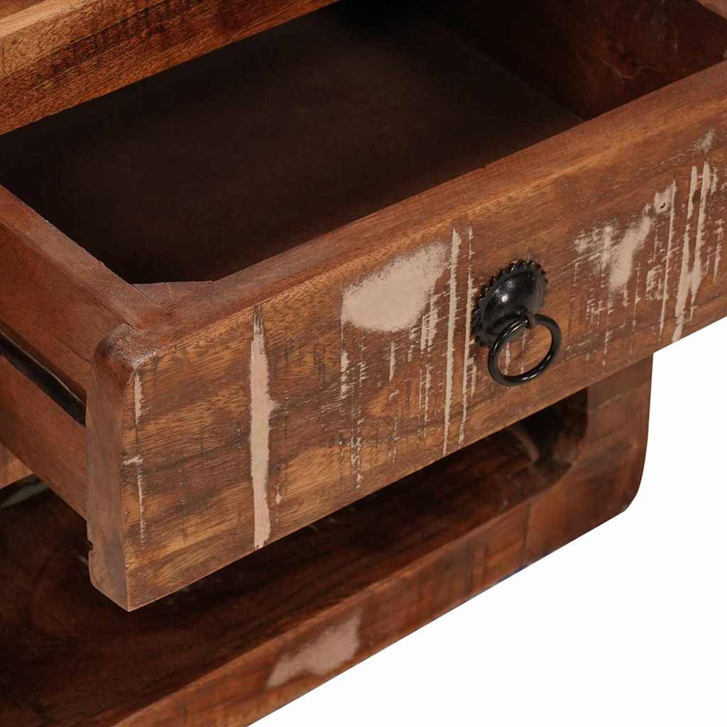 vidaXL Mobiletto da comodino a parete Multicolore 40 x 30 x 36 cm