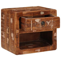 Mobiletto da comodino a parete Multicolore 40 x 30 x 36 cm 4104582