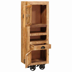 vidaXL Credenza Marrone 40 x 30 x 120.5 cm legno massello di mango