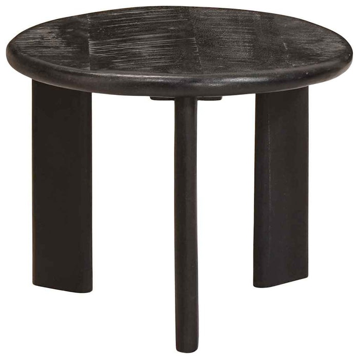 Tavoli da annidamento 3 pcs Bianco Legno di mango massello 4104658