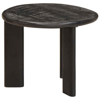 Tavoli da annidamento 3 pcs Bianco Legno di mango massello 4104658