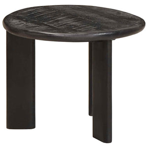 Tavoli da annidamento 3 pcs Bianco Legno di mango massello 4104658