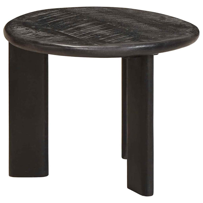 Tavoli da annidamento 3 pcs Bianco Legno di mango massello 4104658