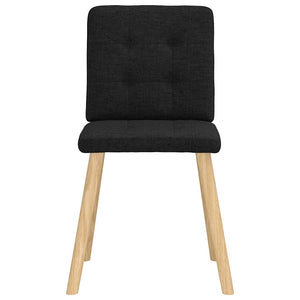 Sedie da Pranzo 2 pz Nere in Tessuto 4101070