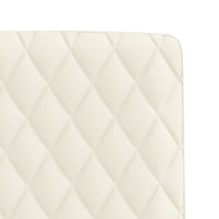 Sedie da Pranzo 2 pz Crema in Velluto