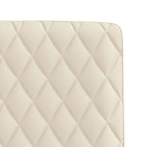 vidaXL Sedie da Pranzo 2 pz Crema in Similpelle