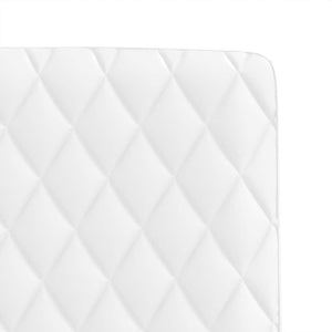 Sedie da Pranzo 2 pz Bianche in Similpelle 4101119