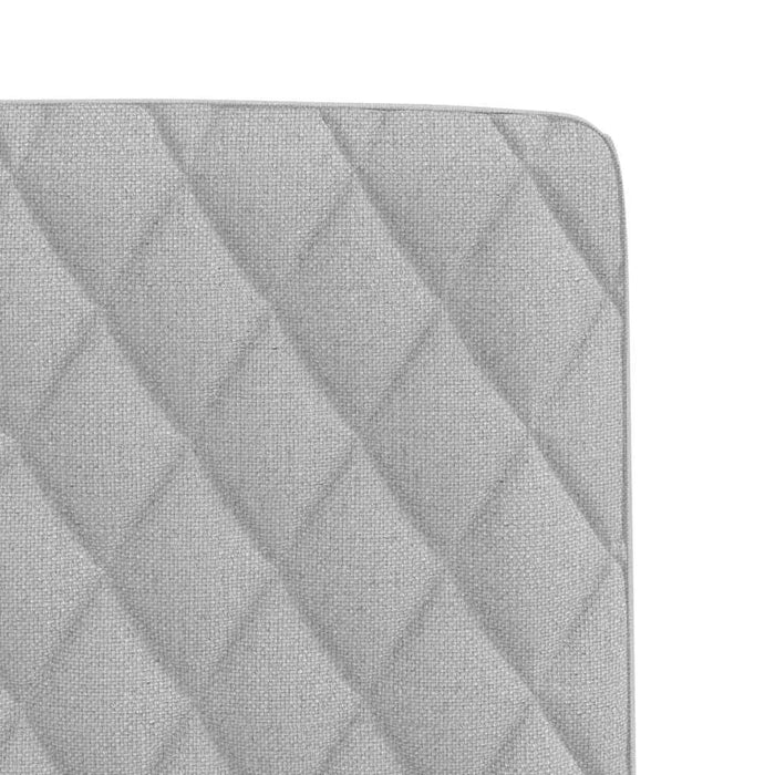 Sedie da Pranzo 2 pz Grigio Nuvola in Tessuto 4101130