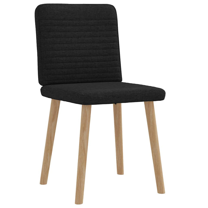 Sedie da Pranzo 2 pz Nere in Tessuto 4101146