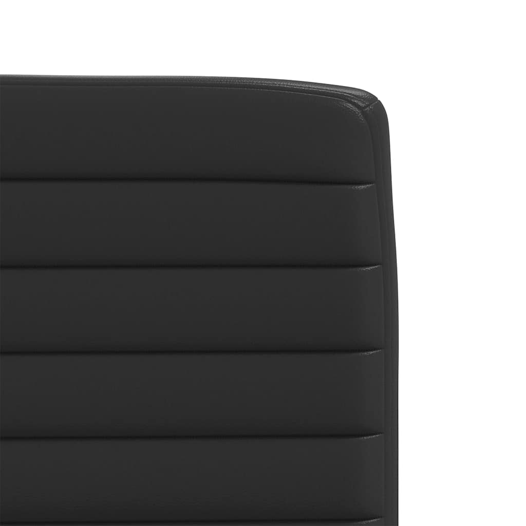 Sedie da Pranzo 2 pz Nere in Similpelle 4101171