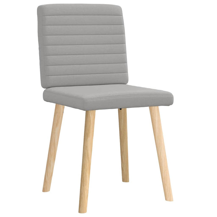 Sedie da Pranzo 2 pz Grigio Nuvola in Tessuto 4101183