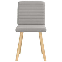 Sedie da Pranzo 2 pz Grigio Nuvola in Tessuto 4101183