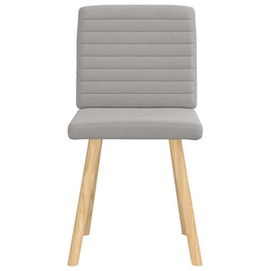 Sedie da Pranzo 2 pz Grigio Nuvola in Tessuto 4101183